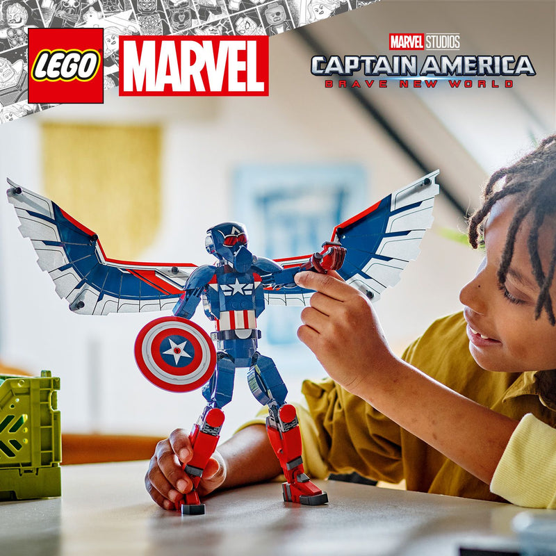 LEGO 76296 SUPER HEROES NUOVO PERSONAGGIO COSTRUIBILE DI CAPTAIN AMERICA