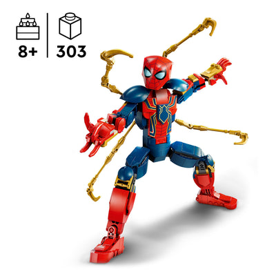 LEGO 76298 SUPER HEROES PERSONAGGIO COSTRUIBILE DI IRON SPIDERMAN