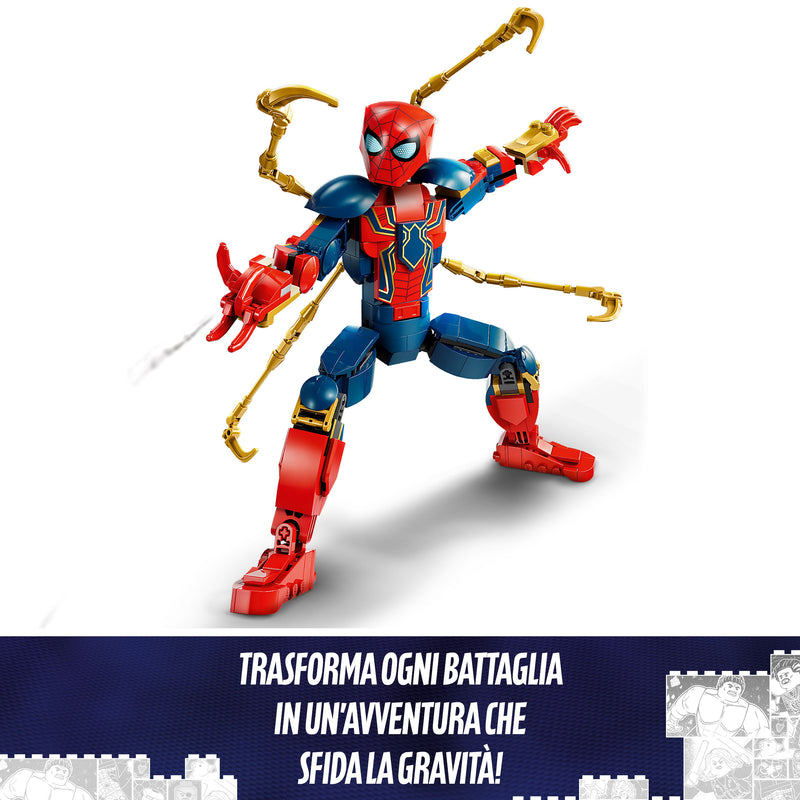 LEGO 76298 SUPER HEROES PERSONAGGIO COSTRUIBILE DI IRON SPIDERMAN