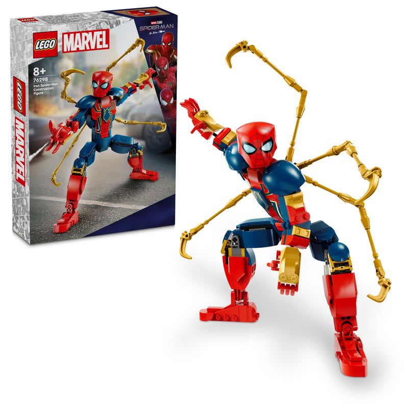 LEGO 76298 SUPER HEROES PERSONAGGIO COSTRUIBILE DI IRON SPIDERMAN