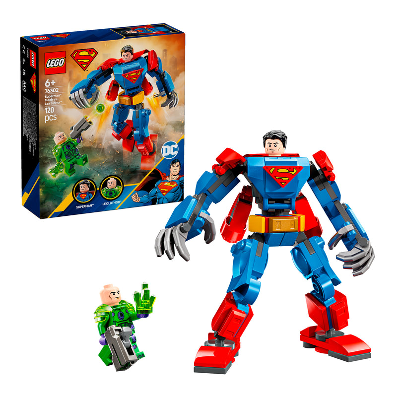 LEGO 76302 SUPER HEROES MECH DI SUPERMAN CONTRO LEX LUTHOR