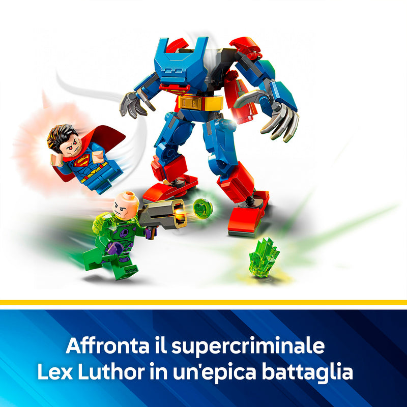 LEGO 76302 SUPER HEROES MECH DI SUPERMAN CONTRO LEX LUTHOR