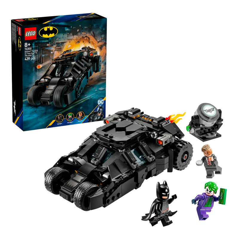 LEGO 76303 SUPER HEROES TUMBLER DI BATMAN CONTRO TWO-FACE E THE JOKER