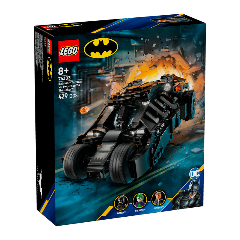 LEGO 76303 SUPER HEROES TUMBLER DI BATMAN CONTRO TWO-FACE E THE JOKER