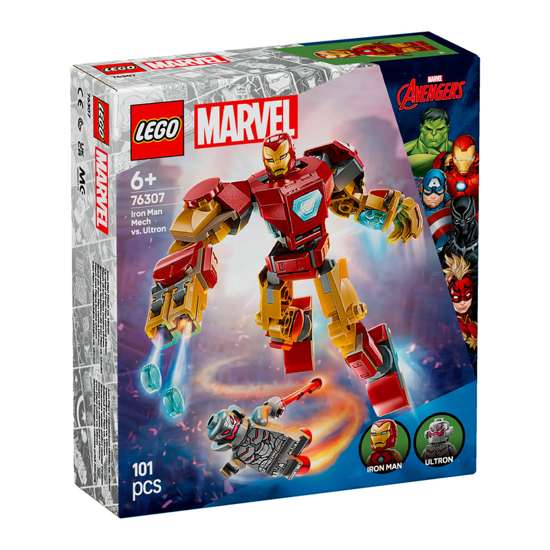 LEGO 76307 SUPER HEROES MECH DI IRON MAN CONTRO ULTRON