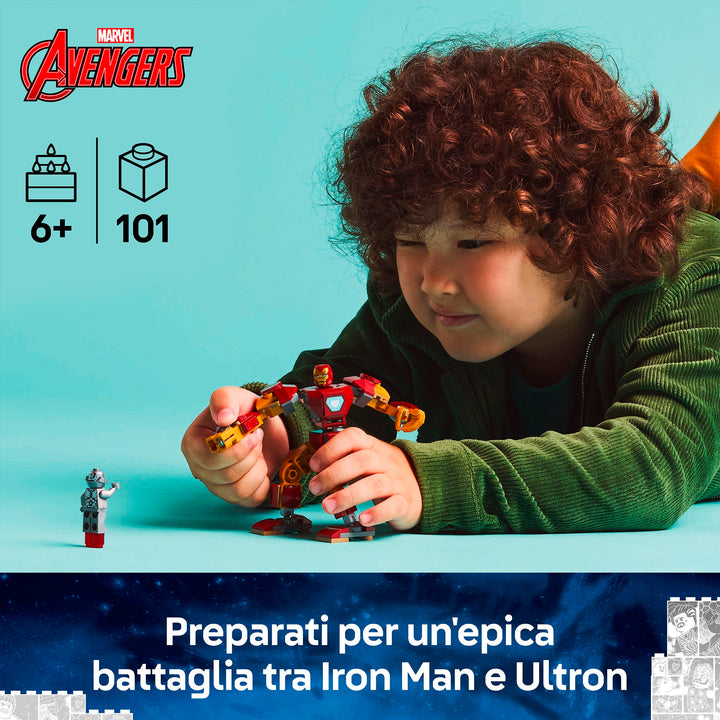 LEGO 76307 MECH DI IRON MAN CONTRO ULTRON