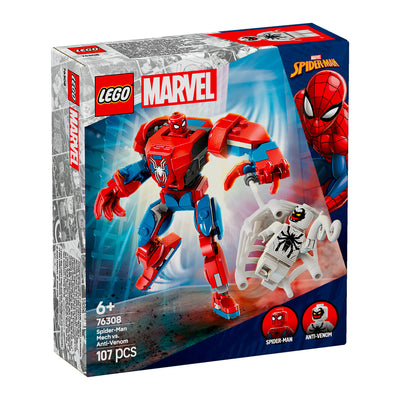 LEGO 76308 SUPER HEROES MECH DI SPIDERMAN CONTRO ANTI-VENOM