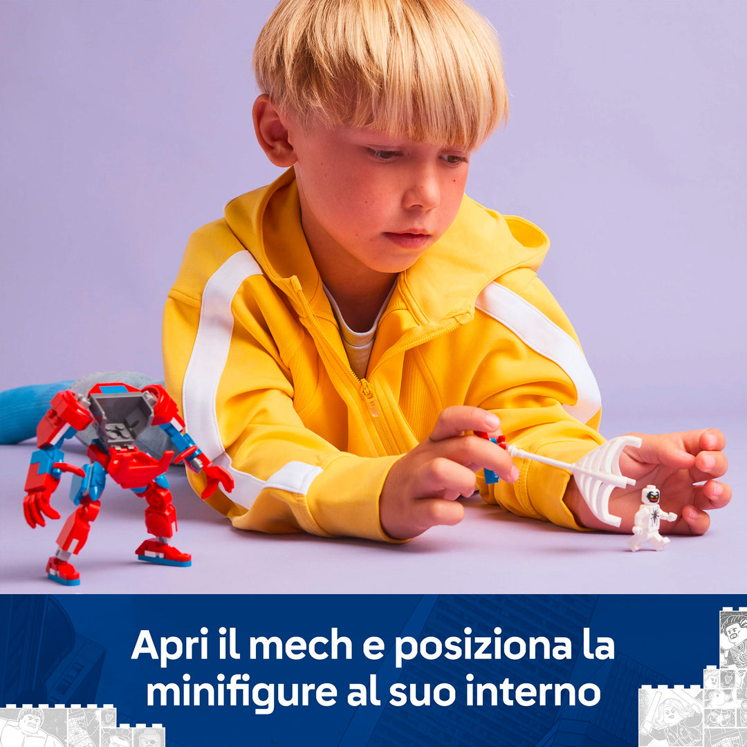 LEGO 76308 MECH DI SPIDERMAN CONTRO ANTI-VENOM