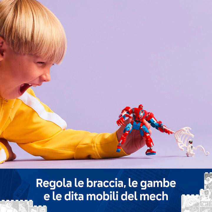 LEGO 76308 MECH DI SPIDERMAN CONTRO ANTI-VENOM