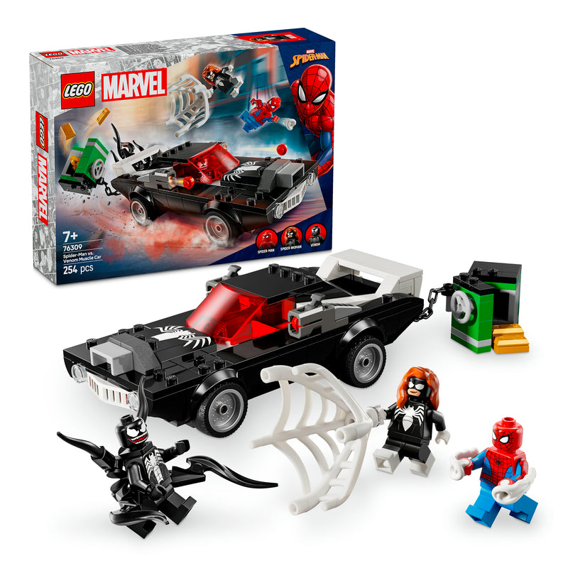 LEGO 76309 SUPER HEROES SPIDERMAN CONTRO MUSCLE CAR DI VENOM