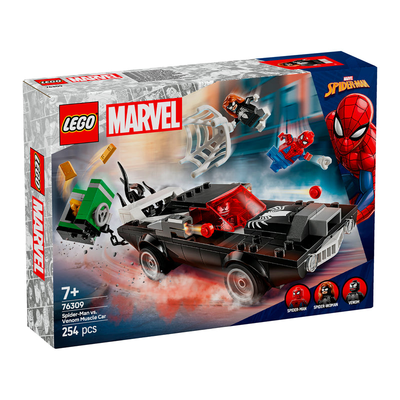 LEGO 76309 SUPER HEROES SPIDERMAN CONTRO MUSCLE CAR DI VENOM