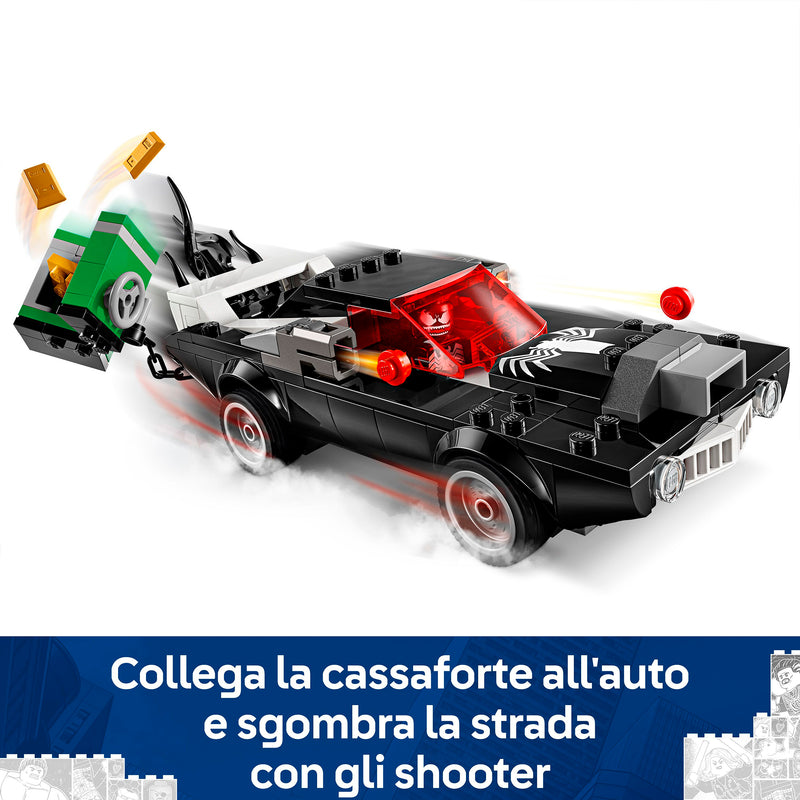 LEGO 76309 SUPER HEROES SPIDERMAN CONTRO MUSCLE CAR DI VENOM