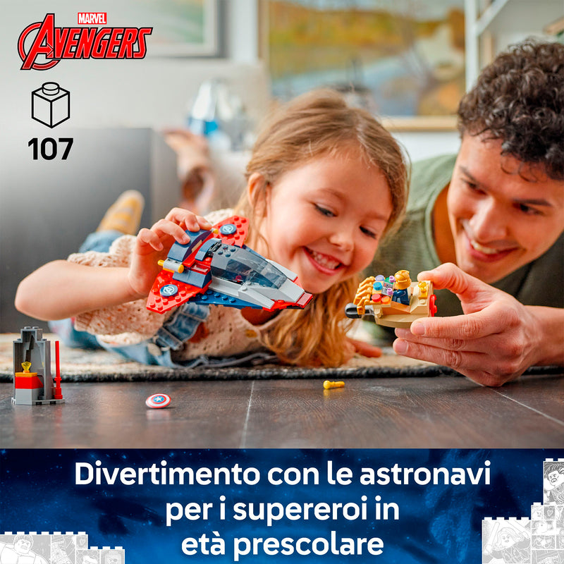 LEGO 76319 CAPTAIN AMERICA CONTRO THANOS
