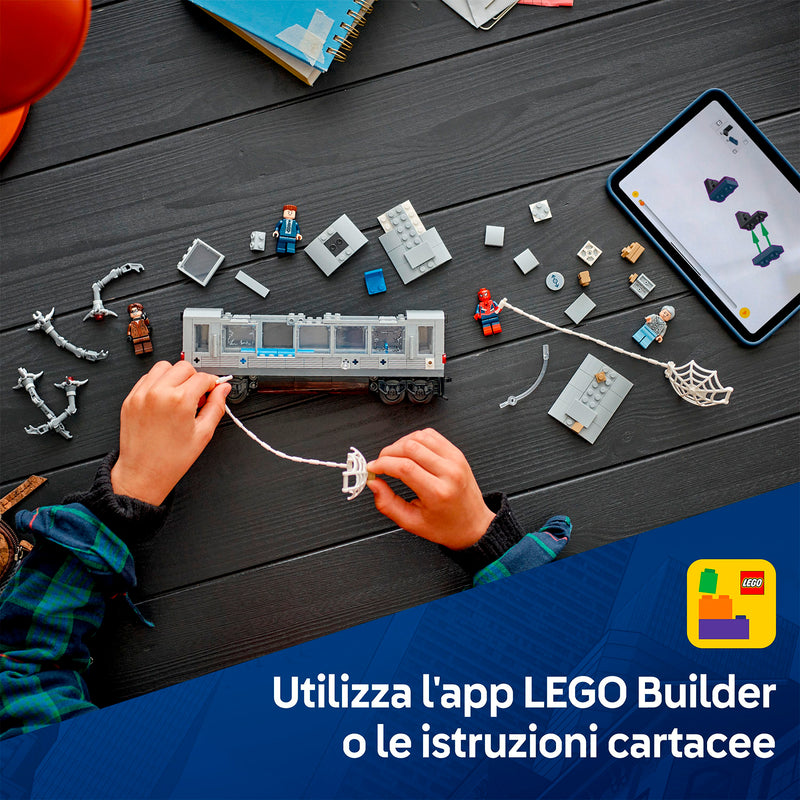 LEGO 76321 SPIDER-MAN CONTRO DOC OCK: DUELLO SUL TRENO
