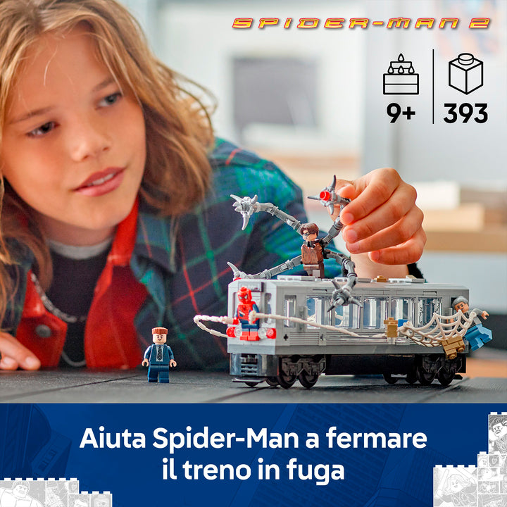 LEGO 76321 SPIDER-MAN CONTRO DOC OCK: DUELLO SUL TRENO