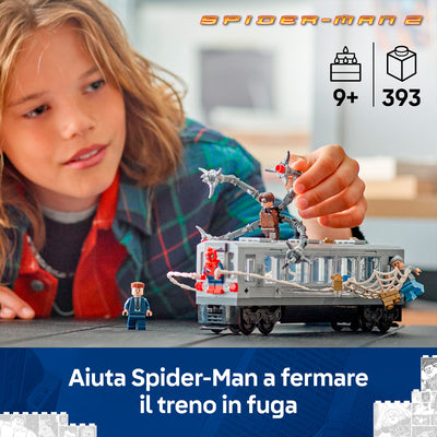 LEGO 76321 SPIDER-MAN CONTRO DOC OCK: DUELLO SUL TRENO