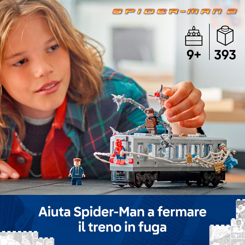 LEGO 76321 SPIDER-MAN CONTRO DOC OCK: DUELLO SUL TRENO
