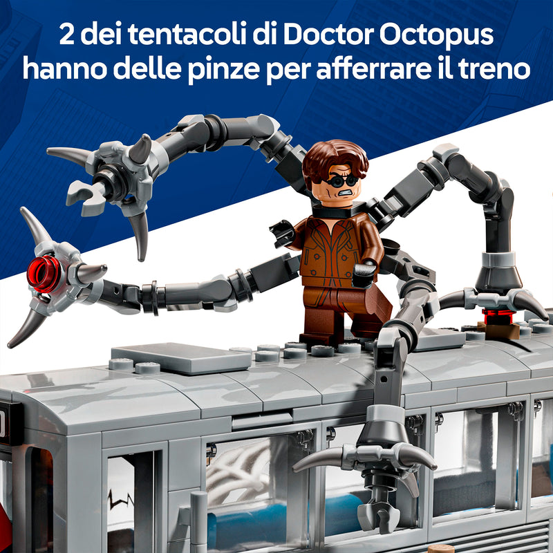 LEGO 76321 SPIDER-MAN CONTRO DOC OCK: DUELLO SUL TRENO