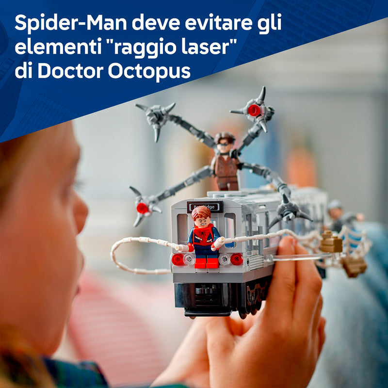 LEGO 76321 SPIDER-MAN CONTRO DOC OCK: DUELLO SUL TRENO