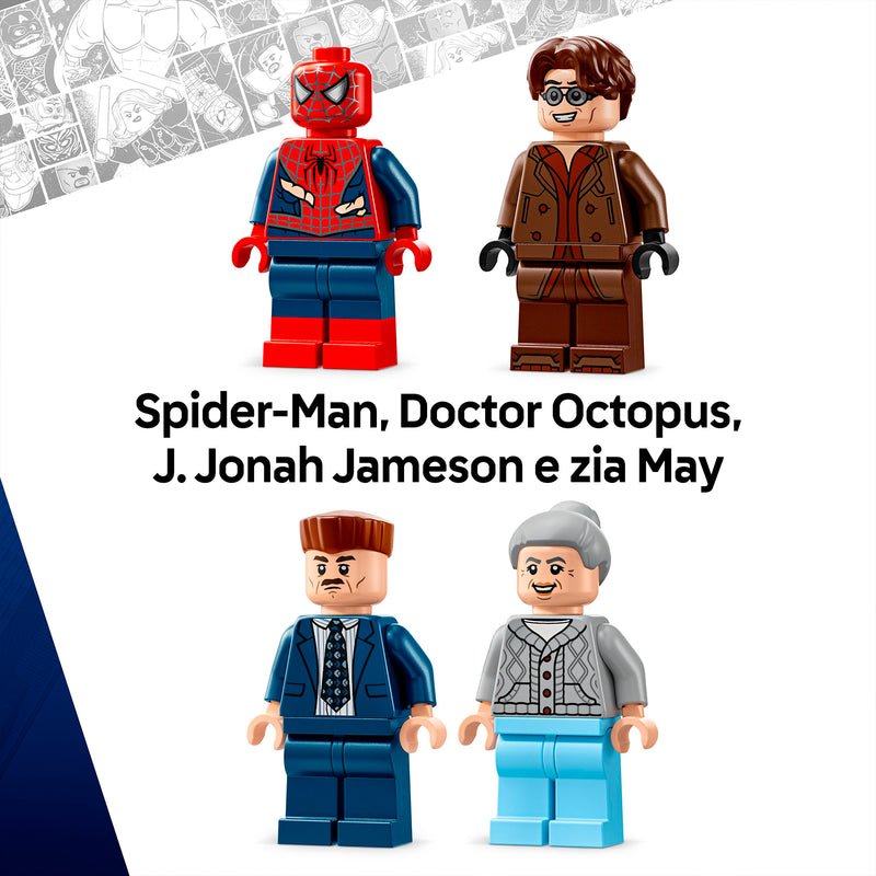 LEGO 76321 SPIDER-MAN CONTRO DOC OCK: DUELLO SUL TRENO