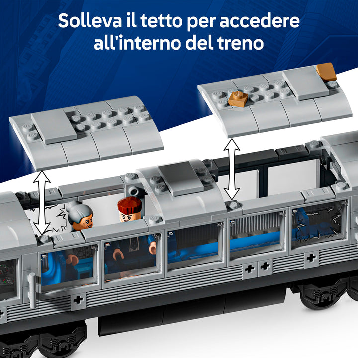 LEGO 76321 SPIDER-MAN CONTRO DOC OCK: DUELLO SUL TRENO