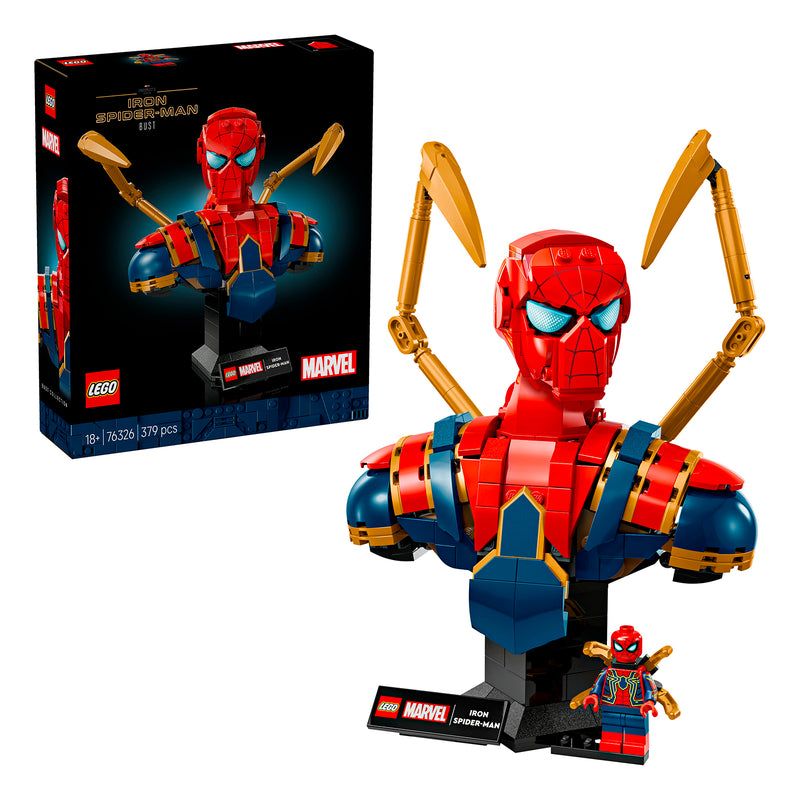 LEGO 76326 BUSTO DI IRON SPIDERMAN
