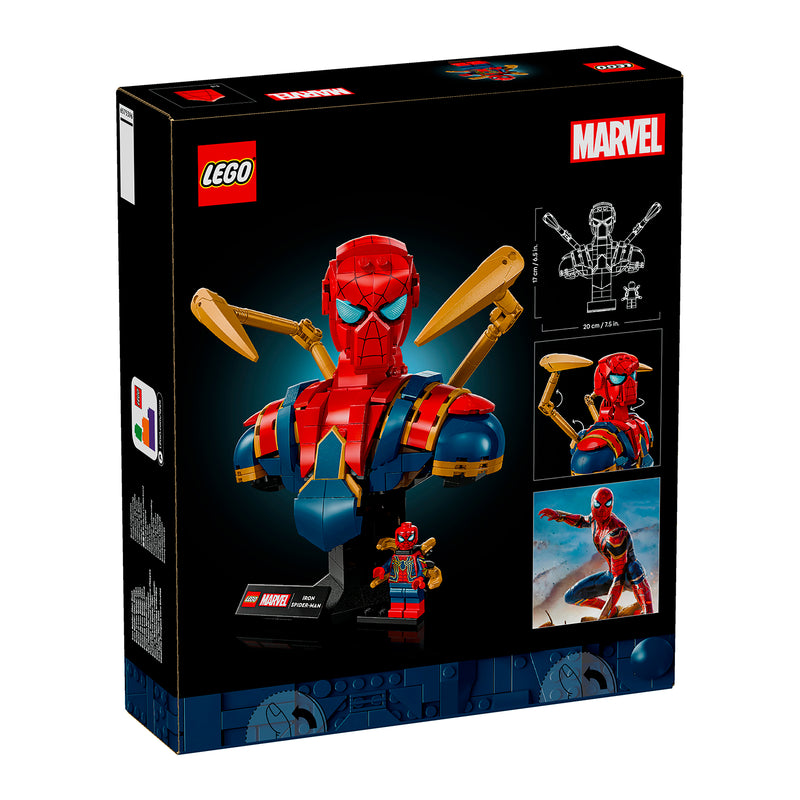 LEGO 76326 BUSTO DI IRON SPIDERMAN