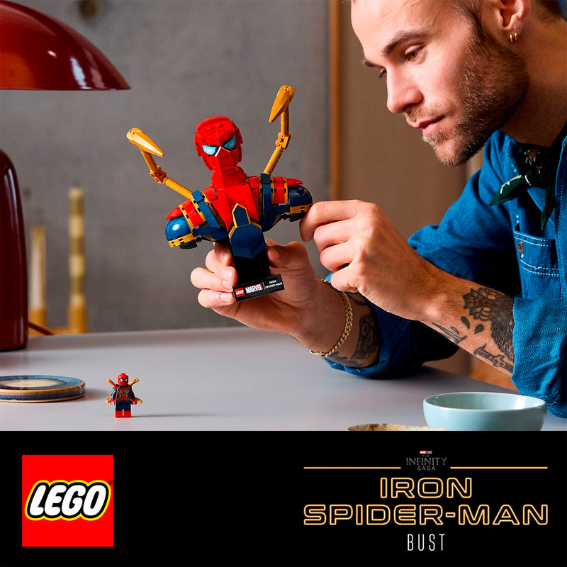 LEGO 76326 BUSTO DI IRON SPIDERMAN