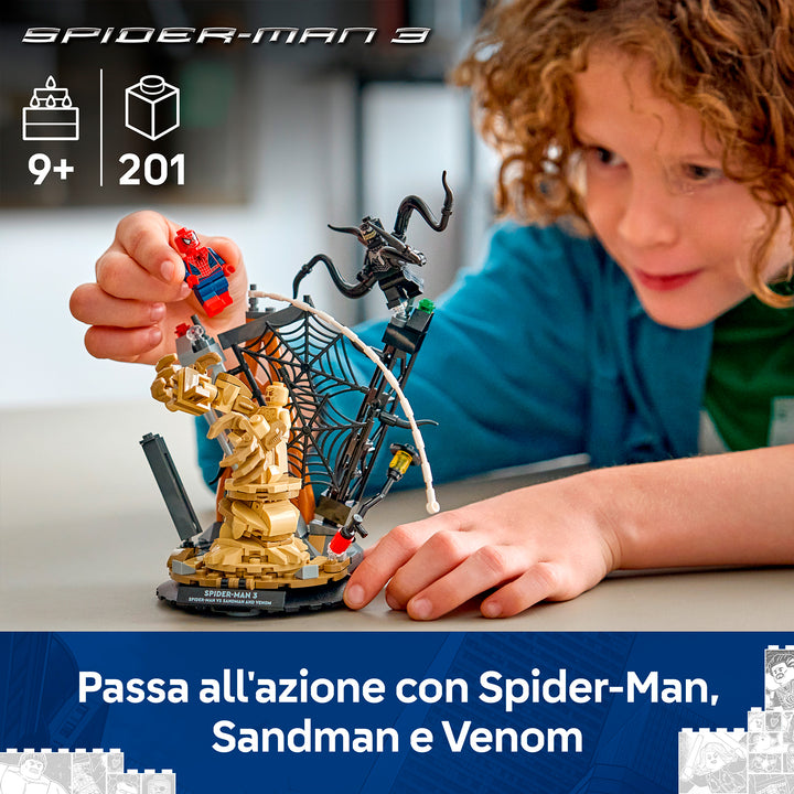 LEGO 76334 BATTAGLIA EPICA: SPIDERMAN VS SANDMAN