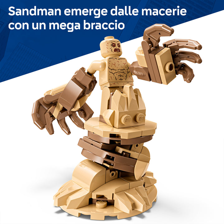 LEGO 76334 BATTAGLIA EPICA: SPIDERMAN VS SANDMAN