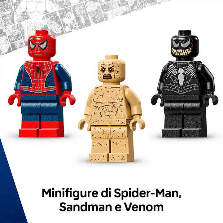 LEGO 76334 BATTAGLIA EPICA: SPIDERMAN VS SANDMAN