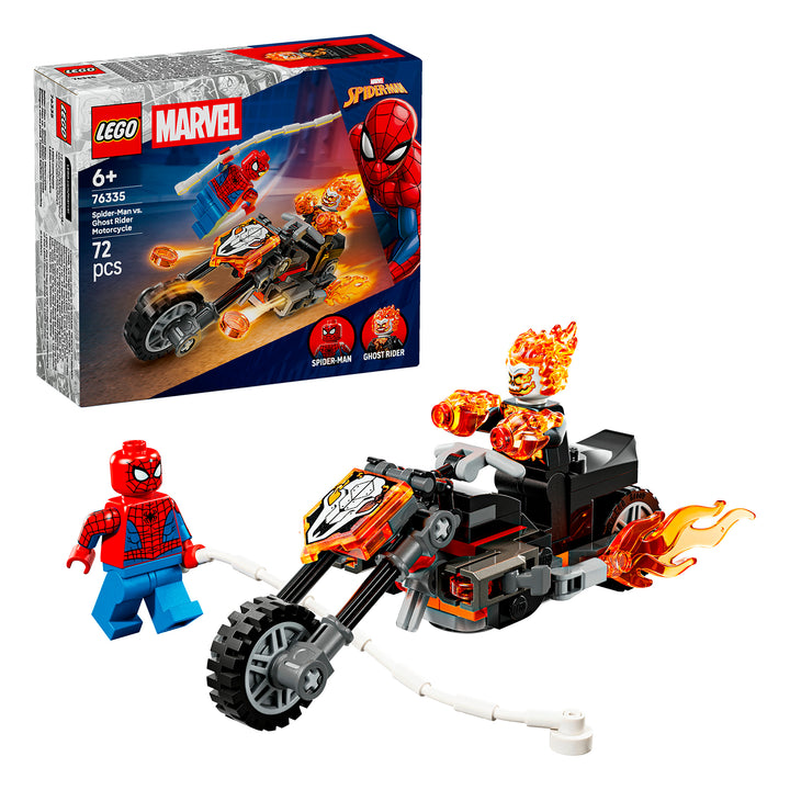 LEGO 76335 SPIDERMAN VS GHOST RIDER IN MOTOCICLETTA