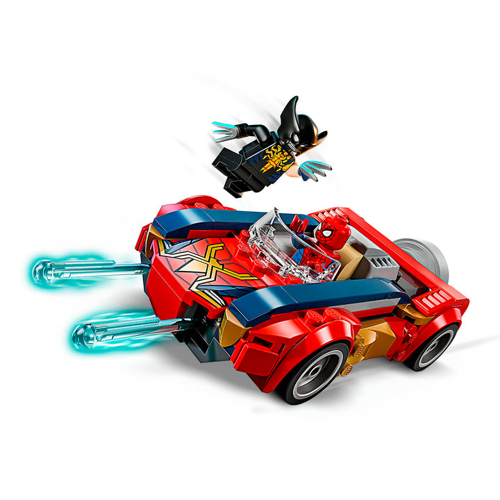 LEGO 76336 AUTO DI SPIDERMAN VS VENOMIZED WOLVERINE