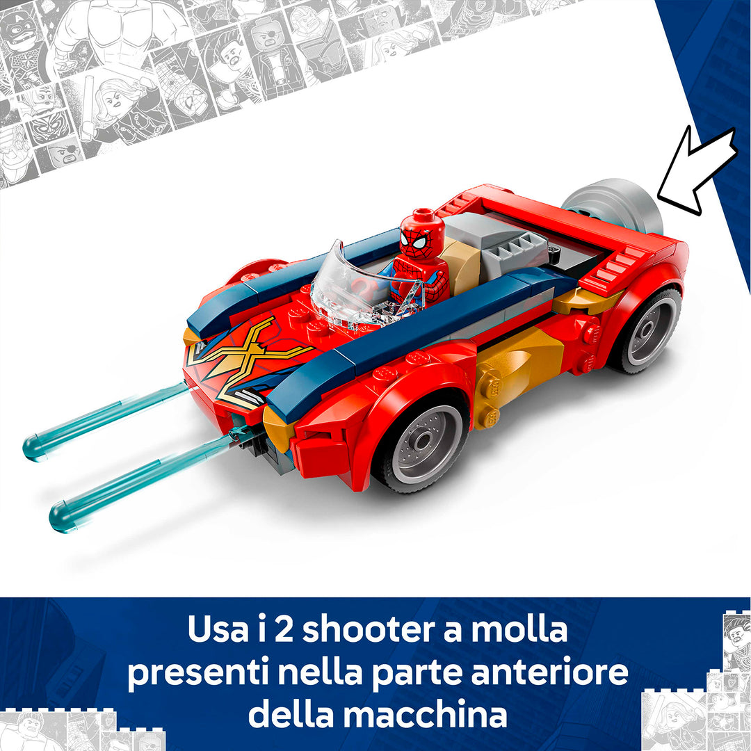 LEGO 76336 AUTO DI SPIDERMAN VS VENOMIZED WOLVERINE
