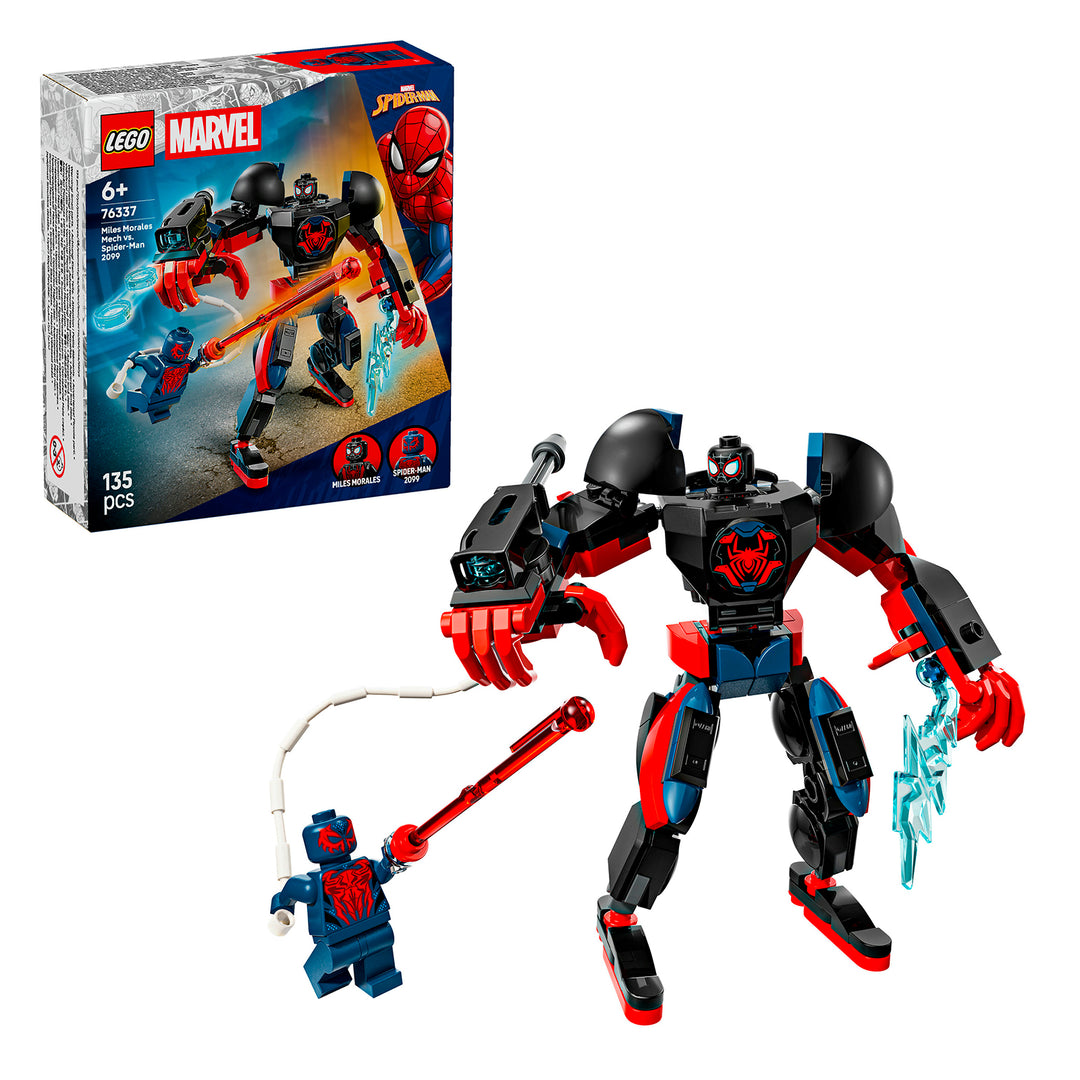 LEGO 76337 MECH DI MILES MORALES VS SPIDERMAN