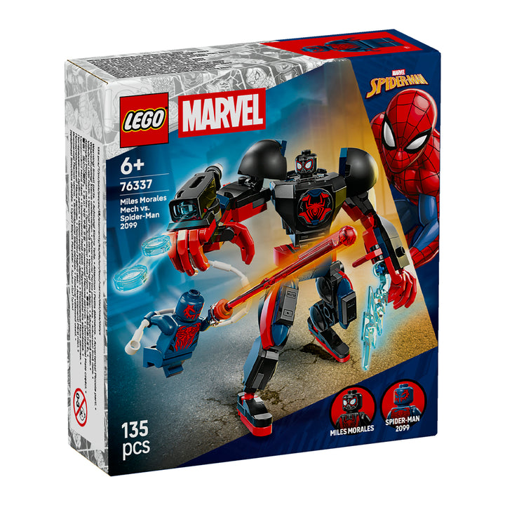 LEGO 76337 MECH DI MILES MORALES VS SPIDERMAN