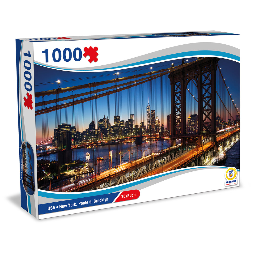 PUZZLE USA NEW YORK PONTE DI BROOKLYN - 1000 PEZZI