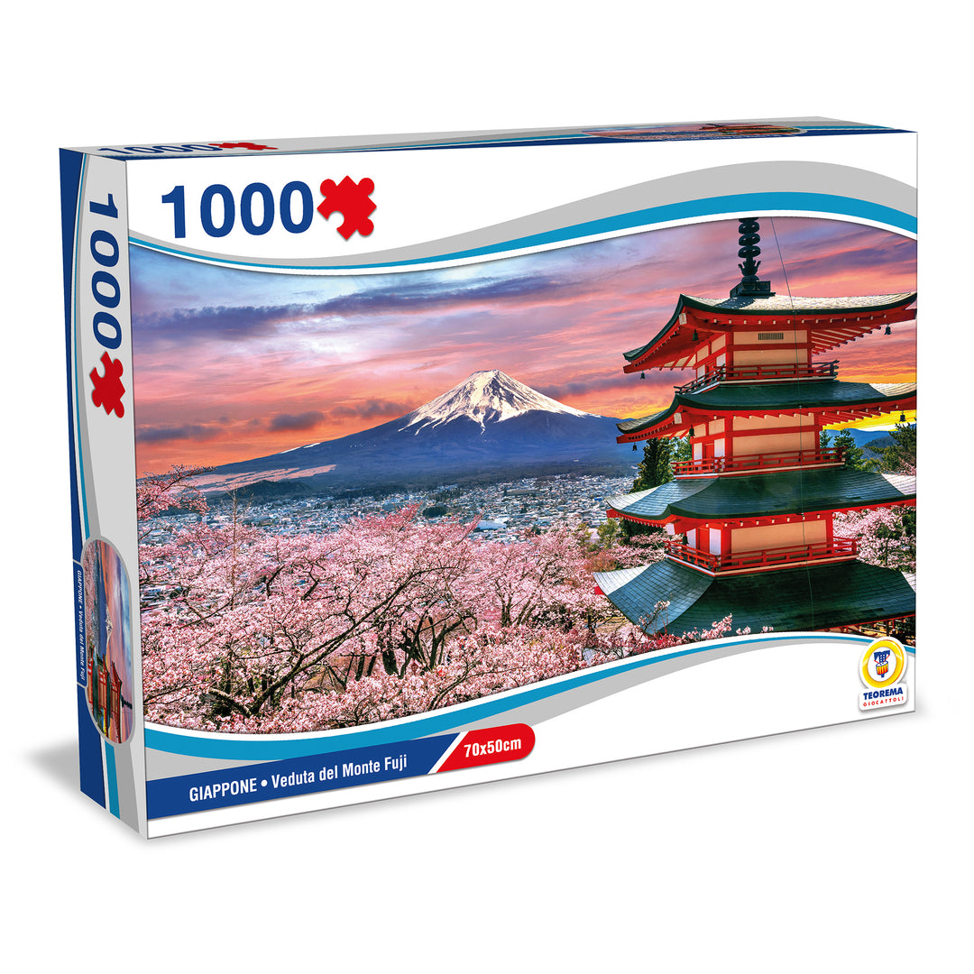 PUZZLE GIAPPONE VEDUTA MONTE FUJI - 1000 PEZZI