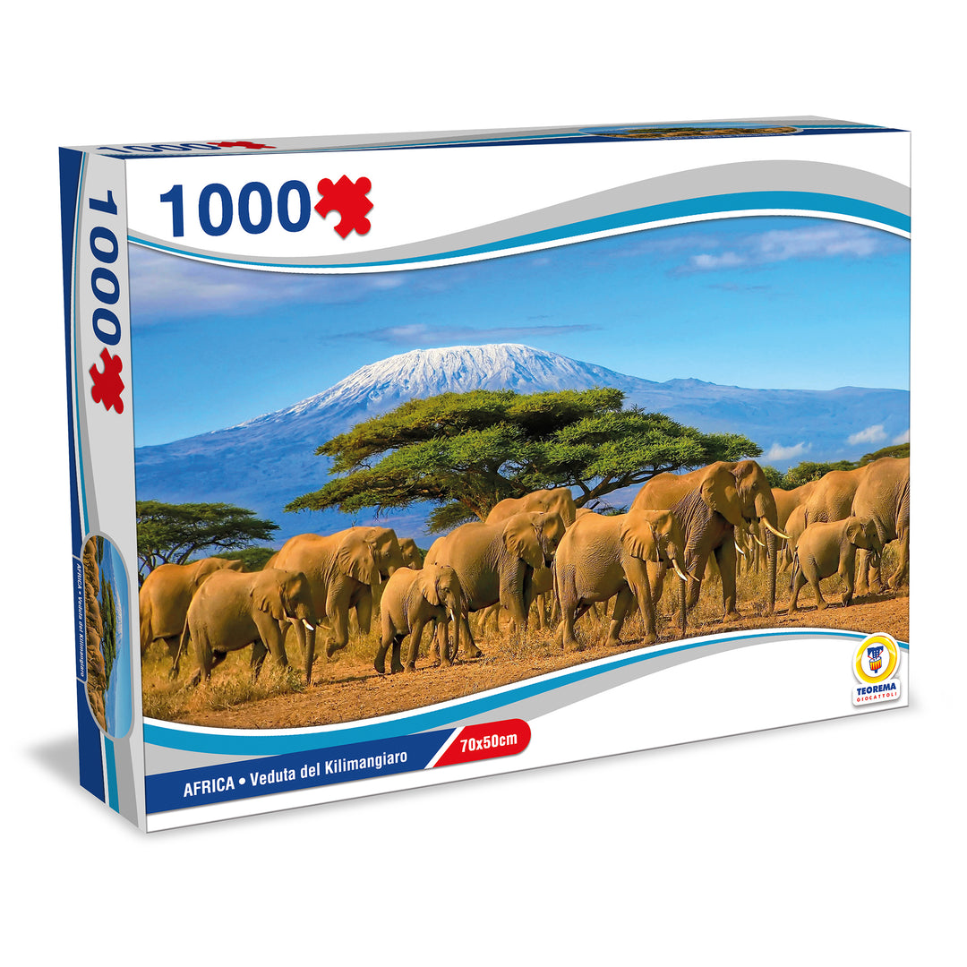 PUZZLE AFRICA VEDUTE DEL KILIMANJIARO - 1000 PEZZI