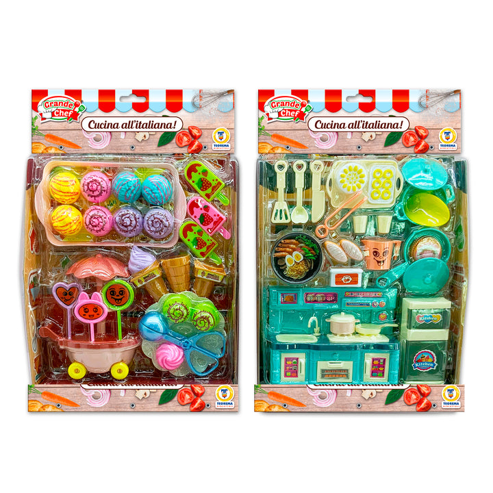 SET CUCINA/GELATAIO CON ACCESSORI