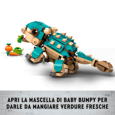 LEGO 76962 JURASSIC WORLD BABY BUMPY: ANCHILOSAURO