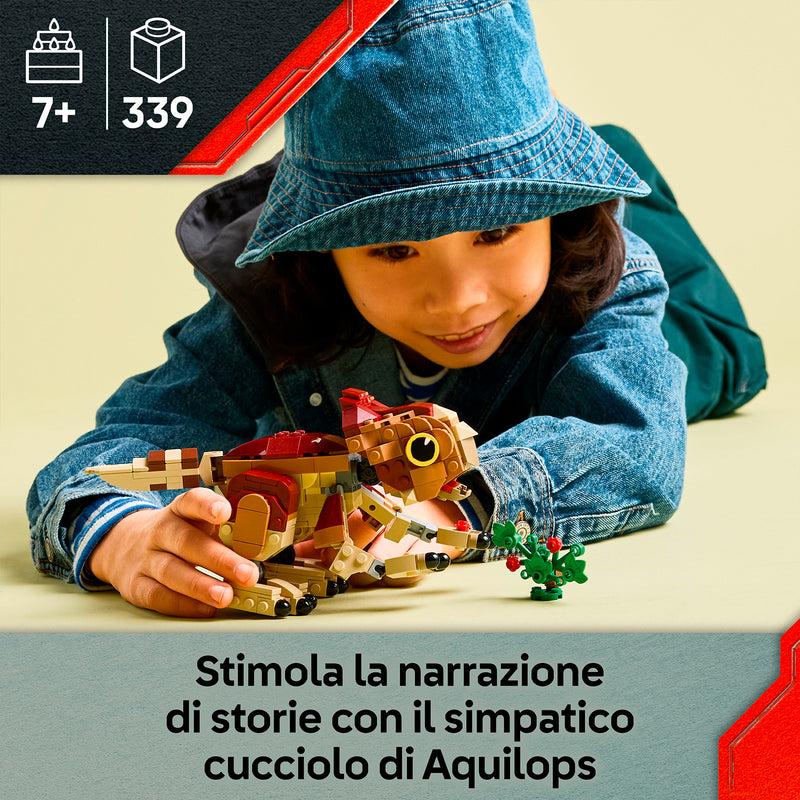LEGO 76970 DINOSAURO CUCCIOLO DOLORES: AQUILOPS