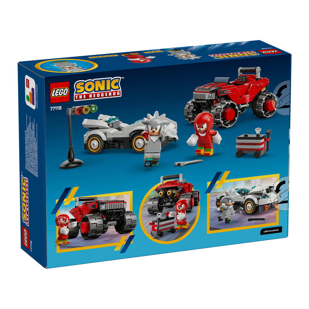 LEGO 77118 AUTO DI SILVER VS MONSTER TRUCK DI KNUCKLES