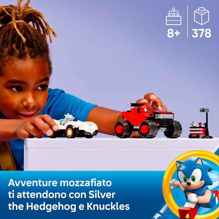 LEGO 77118 AUTO DI SILVER VS MONSTER TRUCK DI KNUCKLES