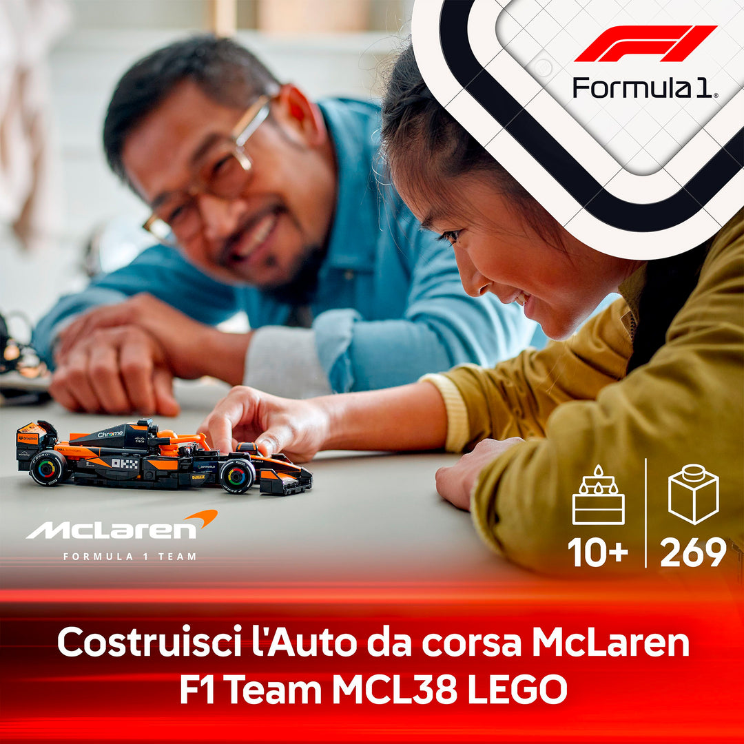 LEGO 77251 AUTO DA CORSA F1 MCLAREN TEAM MCL38