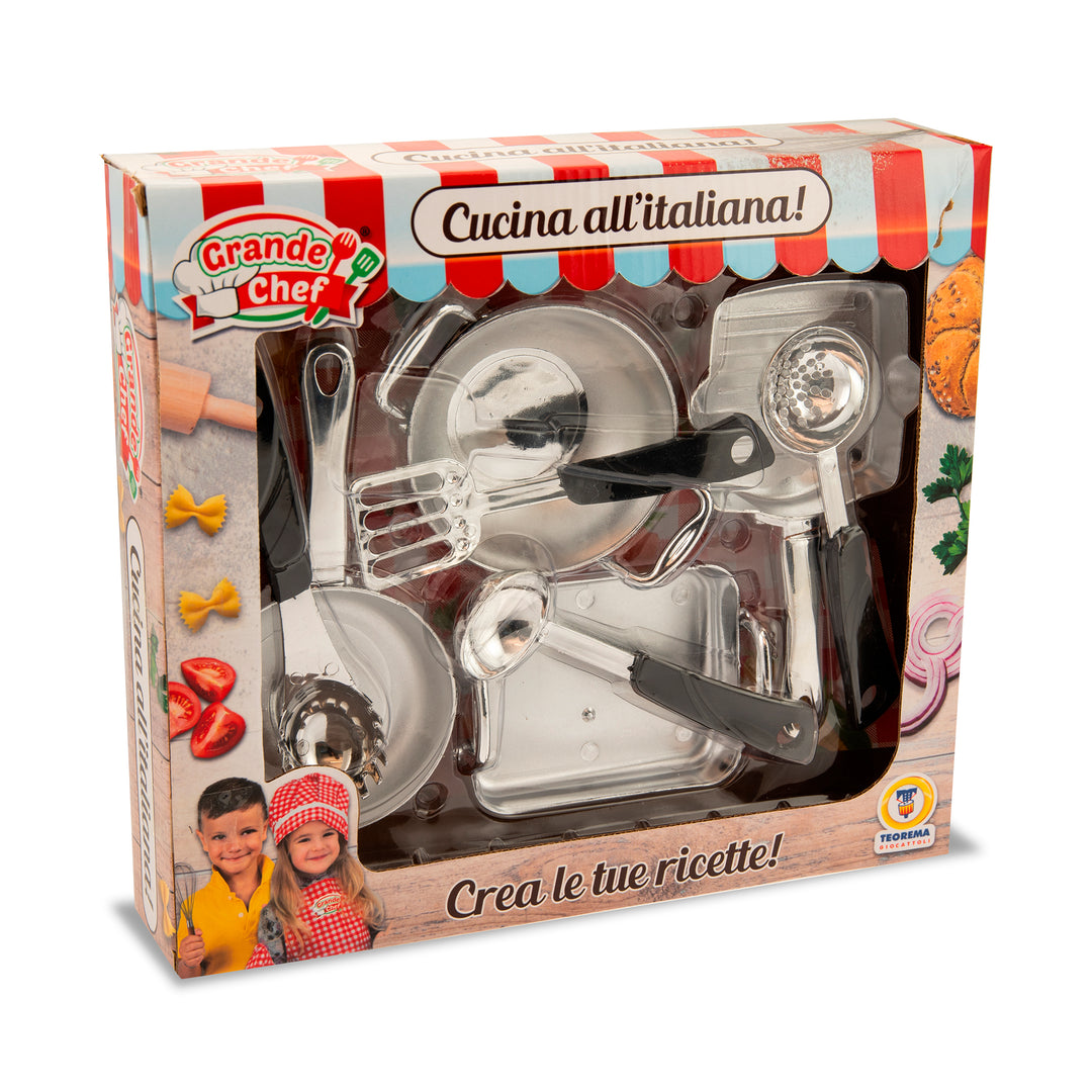 SET PENTOLE CON ACCESSORI