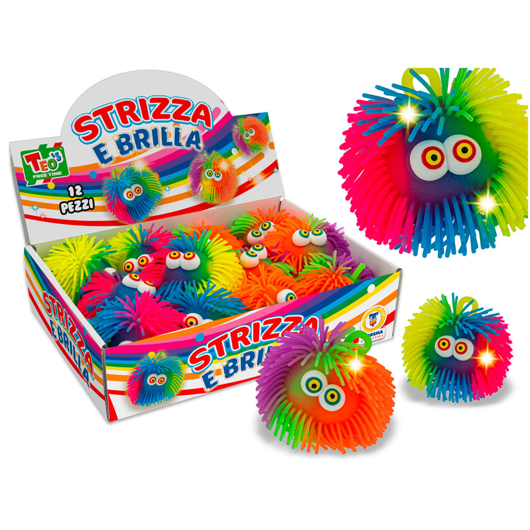 STRIZZA E BRILLA PALLINA ARCOBALENO CON LUCE