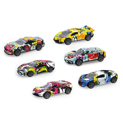 JOLLY JOKER AUTO DA CORSA COLORATA DIE CAST 1:50 A RETROCARICA