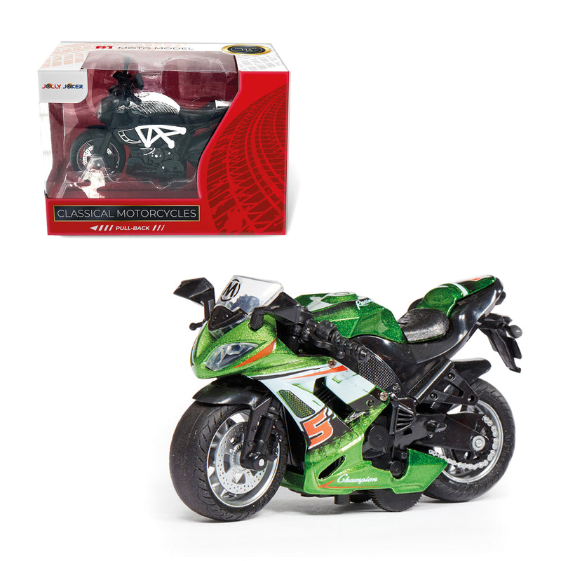 JOLLY JOKER MOTO DA CORSA DIE CAST 1:14 CON RETROCARICA