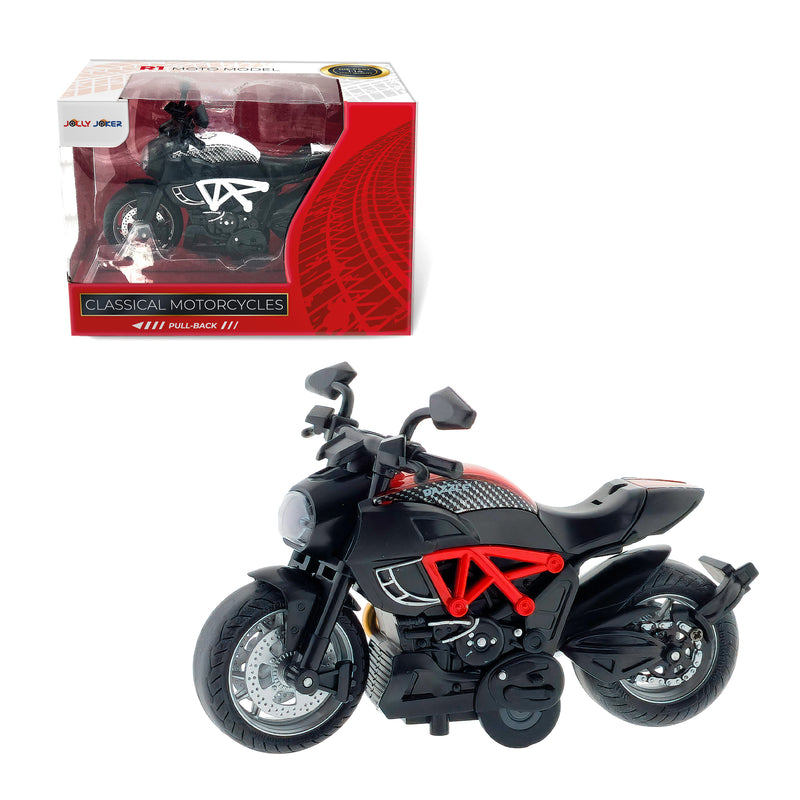 JOLLY JOKER MOTO CLASSIC DIE CAST 1:14 CON RETROCARICA